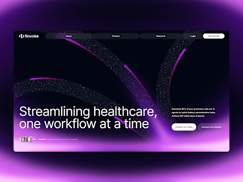 Web design for Finvoke