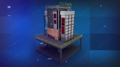 Boiler Machine 3D Visualization by Vibrant Zone Animation Studio