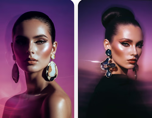 Prismatic Reflections: Where AI Meets Artistic Elegance