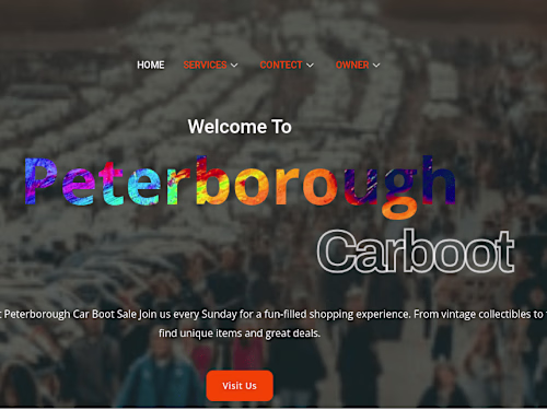 Customized website design for carboat sales.