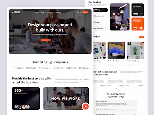 High-Conversion Landing Page for Creative