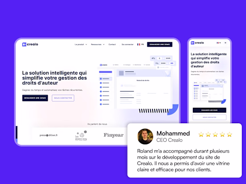 Crealo Webflow website