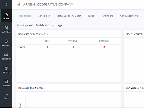 Deployment of ManageEngine Service Desk Plus 