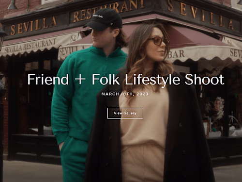 Friend + Folk Lifestyle Shoot