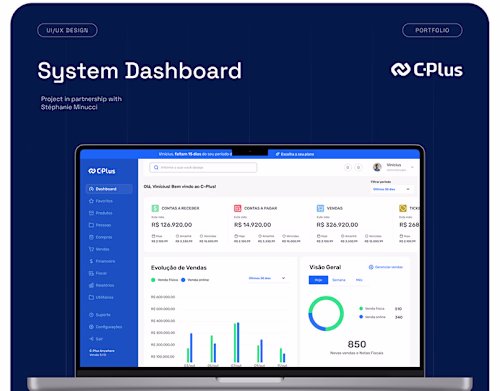 System Dashboard on Behance