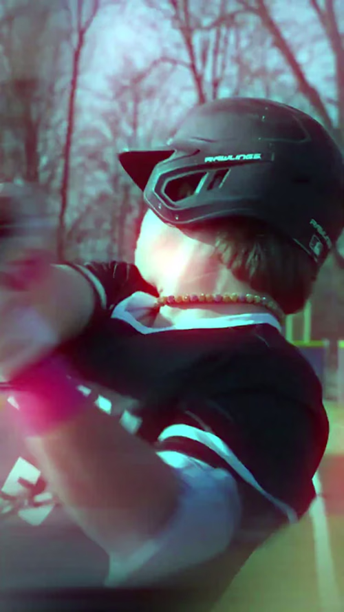 Blake Lundy at Bat. Prospect Project by Guardian Baseball