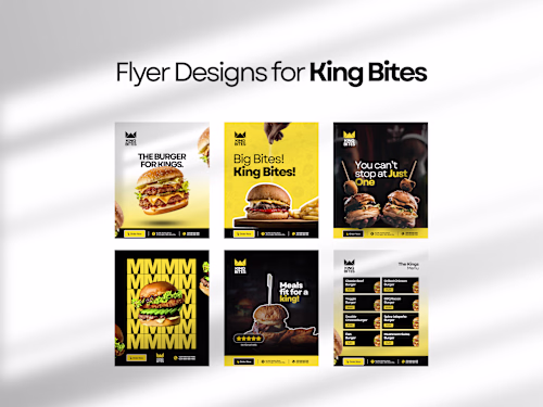 Social Media Designs for KingBites