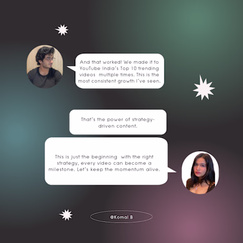 Script writing project for YouTube creator