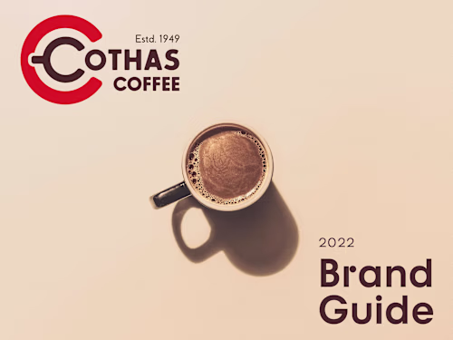 Cothas Coffee Rebrand + Brand Guidelines