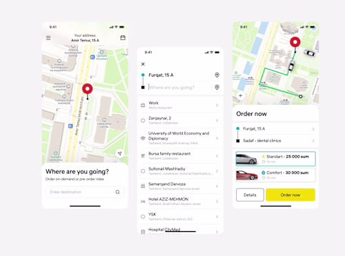 🚕 Taxi mobile app