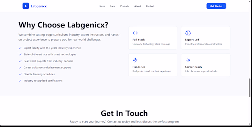 Designed and developed a professional corporate website for ...
