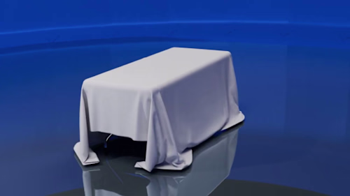 Table Cloth Animation-3D