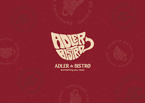 Adler de Bistro cafe logo design :: Behance