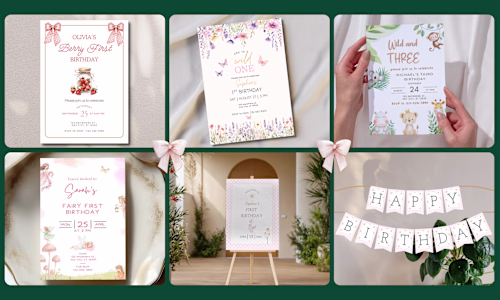 Digital Invite Templates and Banners