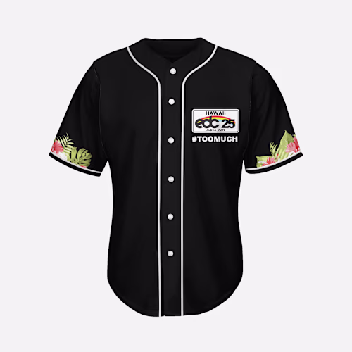 EDC Baseball Jersey & Face Mask