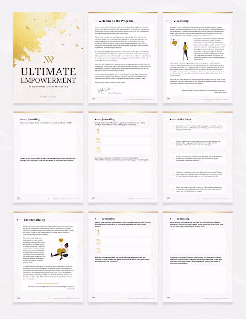 Spiritual Empowerment Workbook Design & Content Development