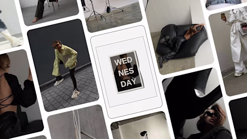 WEDNESDAY: Minimalist Showit Web Template Design