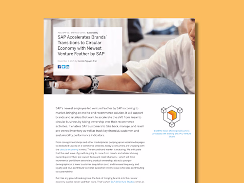 Brand Storytelling - SAP