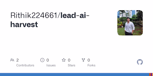 Lead AI Harvest - Intelligent Lead Generation Tool