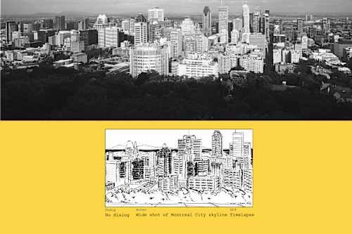 Storyboard for MCIT and PME MTL's videos