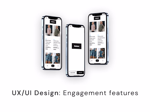 UX/UI Design: Engagement features