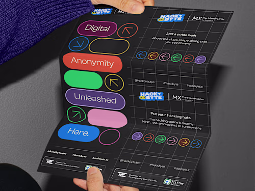 Visual & identity design for Hackbyte.