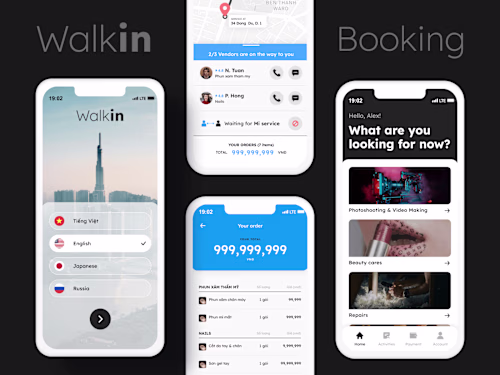Walkin App User | Zeplin Scene