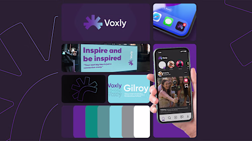 Volxy- brand identity dev for content creators