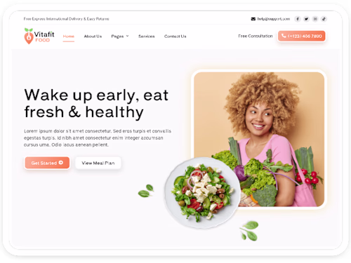 Food Blogging And E-Commerce website | WordPress | Elementor 