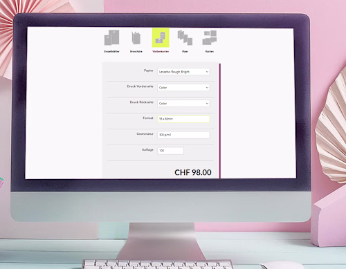 Website for a local print shop