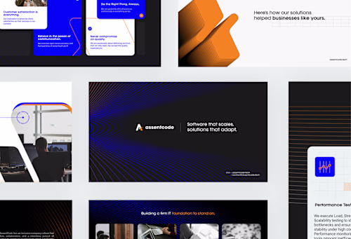 Corporate Presentation for AssentCode