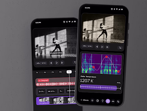Video editor UI