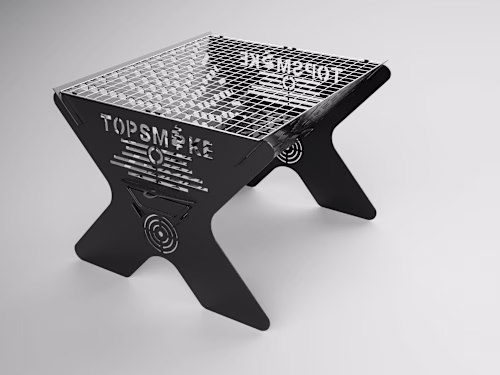 Portable Fire pit & BBQ Grill Design for Manufacturing 