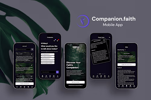 [UI] ✝️ Companion Faith Mobile App