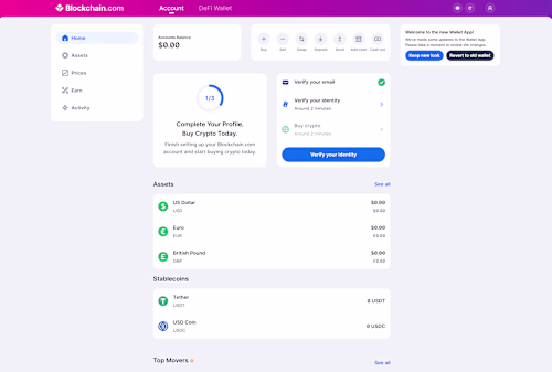 Blockchain.com Web Wallet