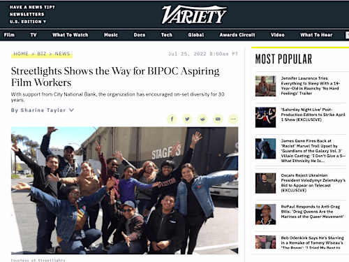 Streetlights Shows the Way | Client: City National Bank