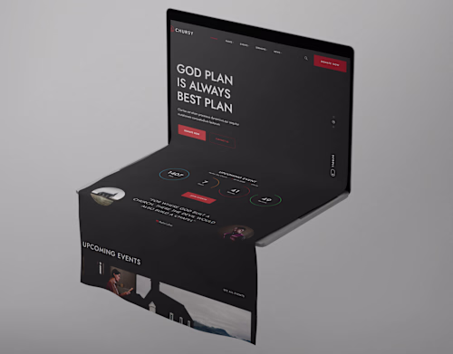 Wix Religious Website design | Fund Raising Website