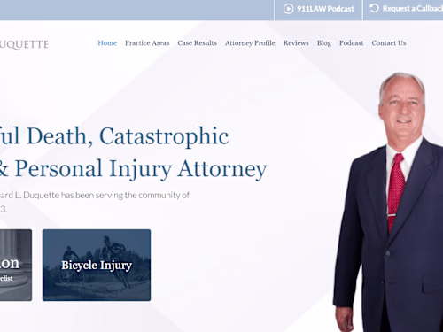 Personal Injury Lawyer Website 