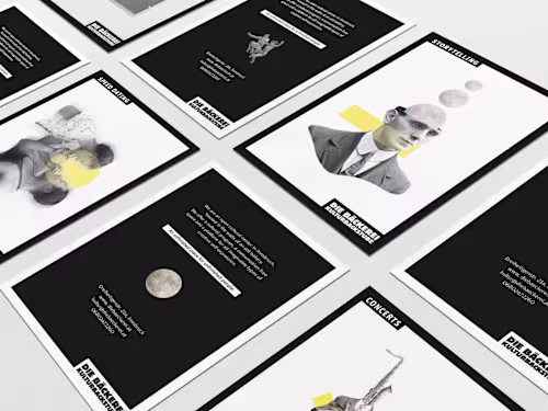 Graphic Design for Die Bäckerei - a Cultural Center in Austria