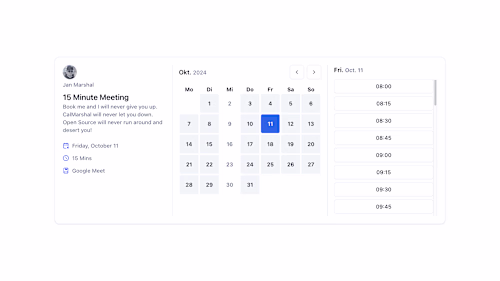 Scheduling made super easy