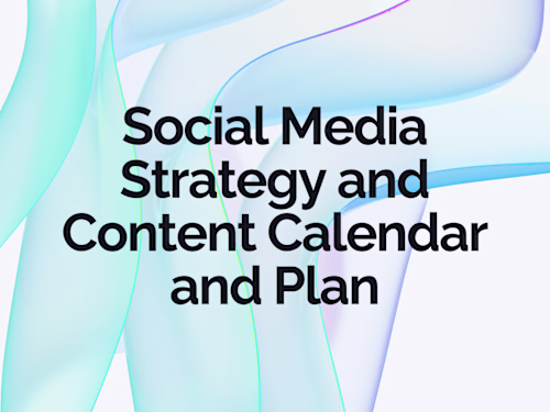 Social Media Strategy and Content Calendar and Plan