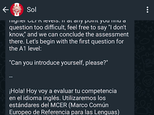 Sol: A Nonprofit WhatsApp Chat Service For English-Learning