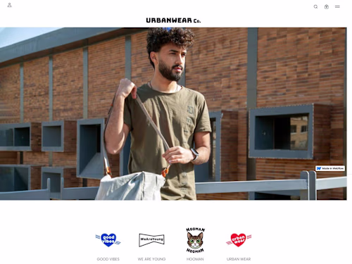 E-Commerce Clone Project with Webflow