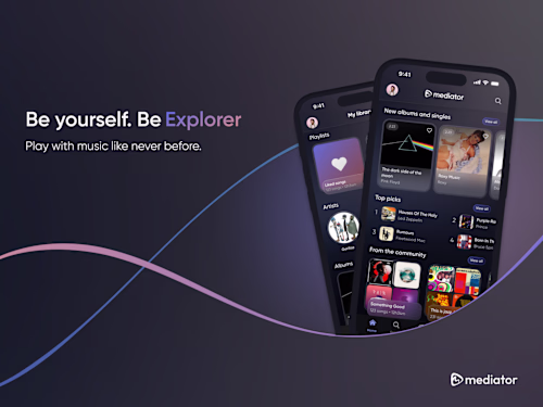 Designing a music app for two distinct user groups