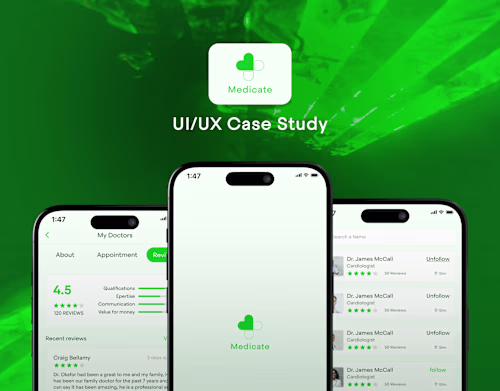 Medicate (Medical Healthcare Mobile App)