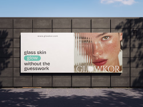 Glowkor Skincare Retail | Brand Strategy & Identity Design