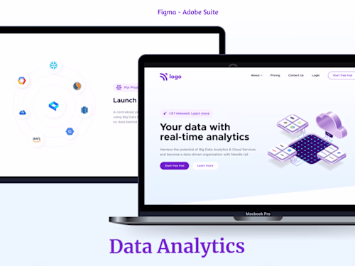 Data Analytics SASS | Landing Page | Figma