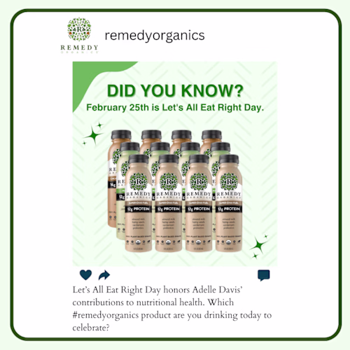 Instagram Spec Copy For Remedy Organics