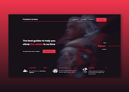 Gaming Guides Landing Pages