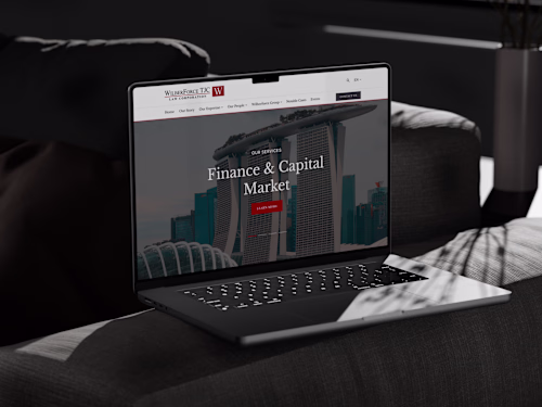 Wilberforce TJC Law Website Development